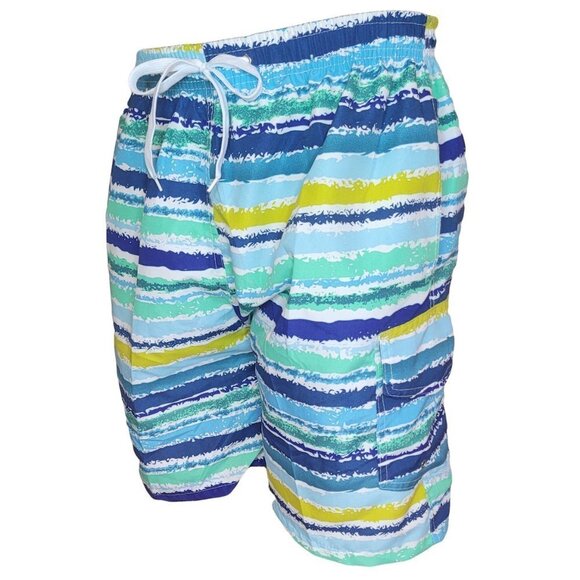 Men's Cargo Pocket Swim Trunks Swim Shorts, Beach Suit Board Swimwear & Lining - Picture 3 of 5